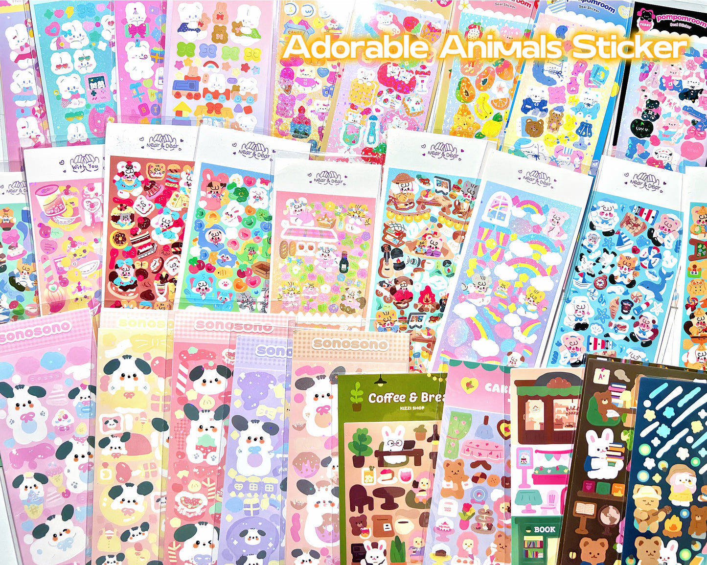 Sticker sheet pack | Polco sticker | Sticker sheet pack | Korea deco sticker | Deco sticker | Deco polco sticker | Kpop sticker sheet