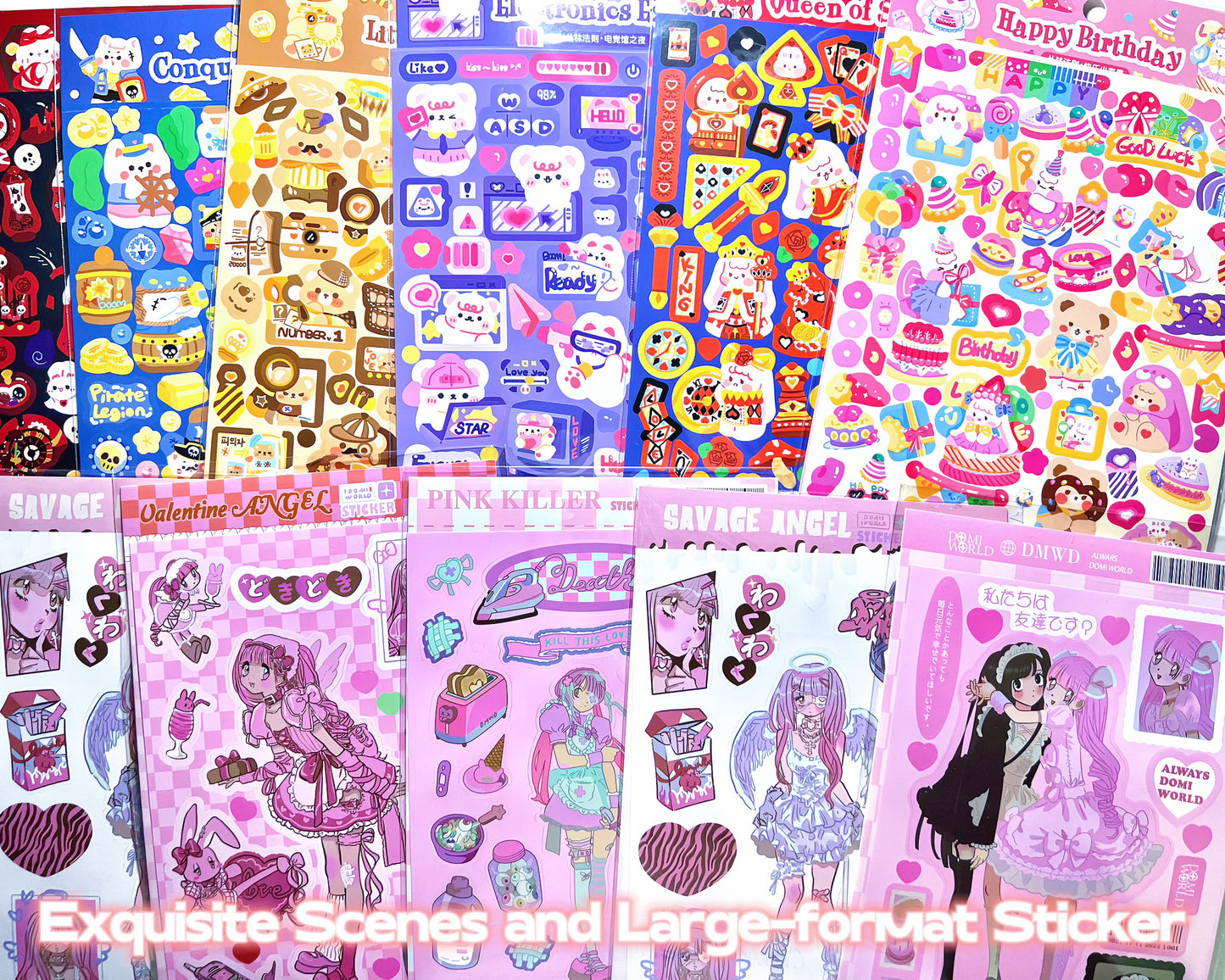 Sticker sheet pack | Polco sticker | Sticker sheet pack | Korea deco sticker | Deco sticker | Deco polco sticker | Kpop sticker sheet