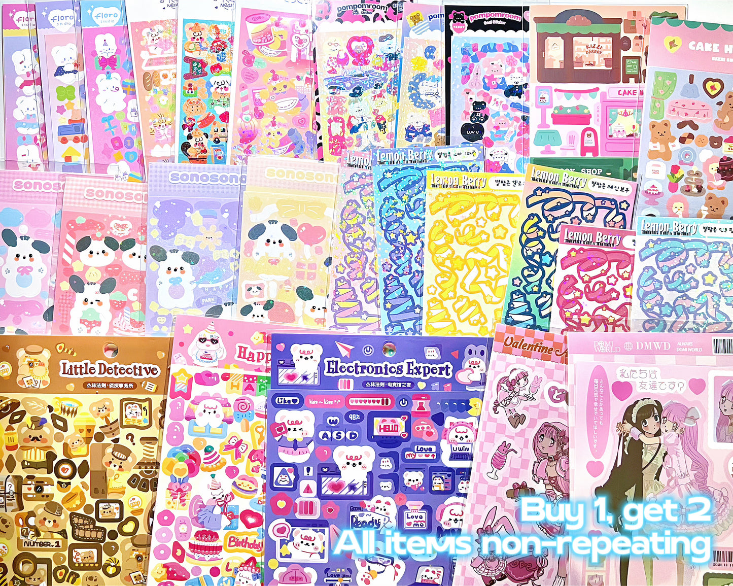 Sticker sheet pack | Polco sticker | Sticker sheet pack | Korea deco sticker | Deco sticker | Deco polco sticker | Kpop sticker sheet