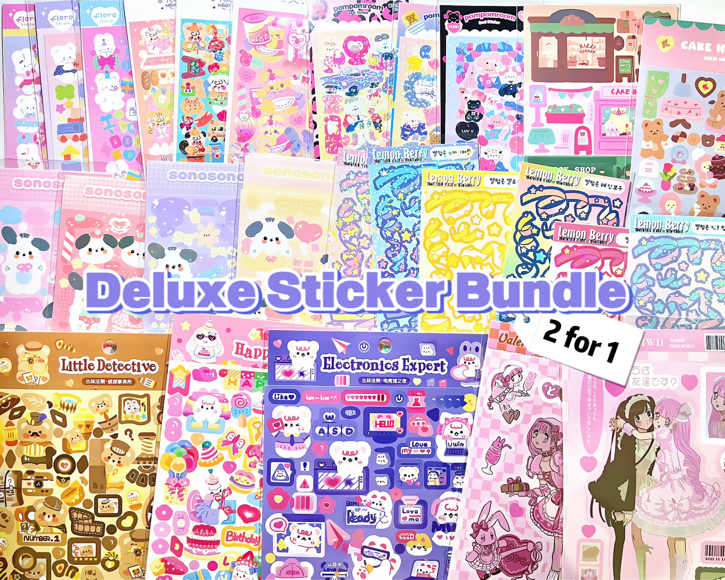 Sticker sheet pack | Polco sticker | Sticker sheet pack | Korea deco sticker | Deco sticker | Deco polco sticker | Kpop sticker sheet